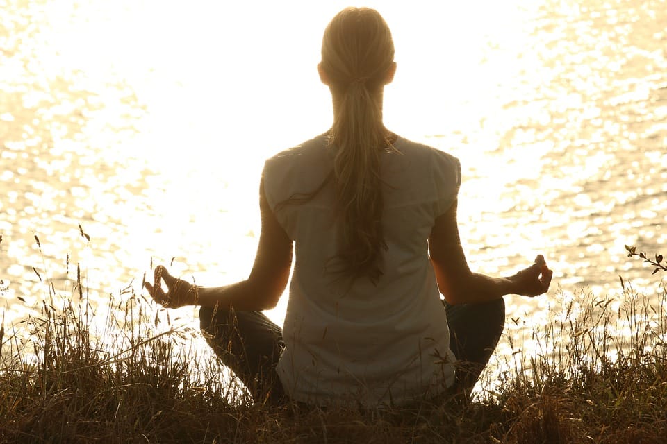 girl doing yoga