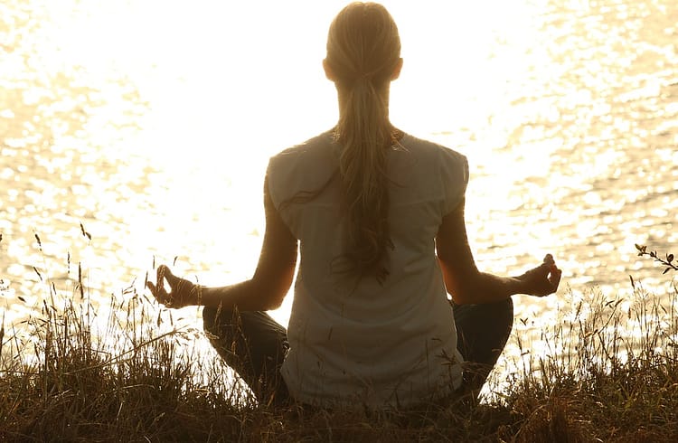 girl doing yoga